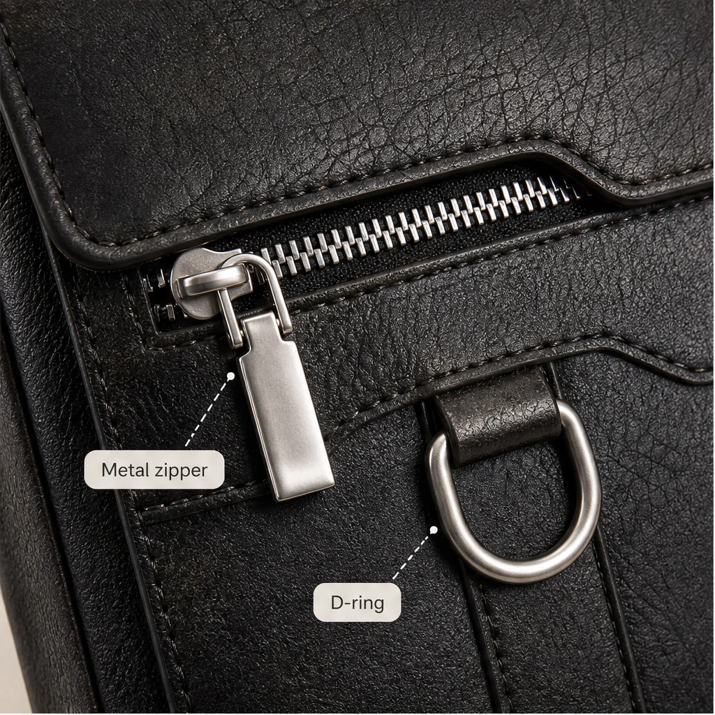 Roven™ – Water-Resistant PU Leather Crossbody Messenger Bag for Men + 50% OFF - Image 5