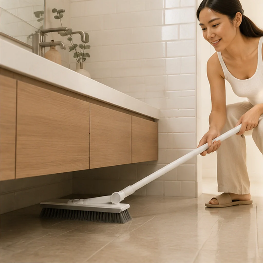 Glidewell™ – 2-in-1 Scrub & Squeegee Brush with Long Swivel Handle + 50% OFF - Image 8