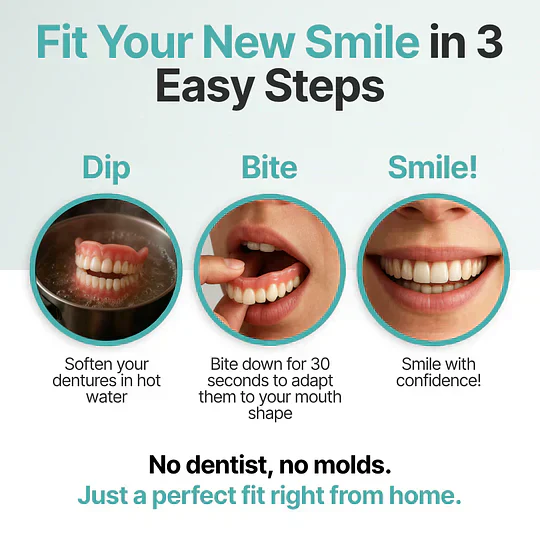Pearlume™ – Custom-Fit Functional Dentures with Adaptive Gel Fit, No Adhesive Needed + 50% OFF - Image 6