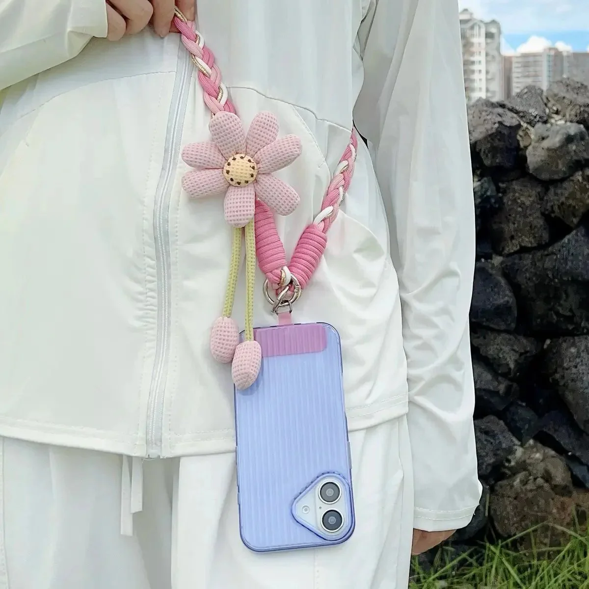 Petalia™ – Floral Hands-Free Phone Crossbody Lanyard + 50% OFF - Image 2