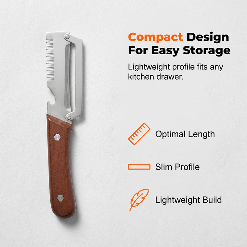 Verdetta™ – 3-in-1 Scallion Slicer, Vegetable Peeler & Bottle Opener Kitchen Tool + 50% OFF - Image 7