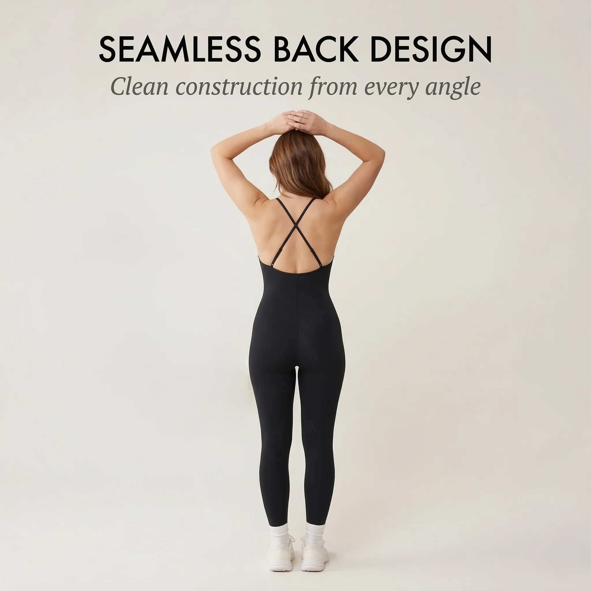 Veluna™ – Tummy Control Seamless V-Neck Shaping Jumpsuit +50% OFF - Image 3