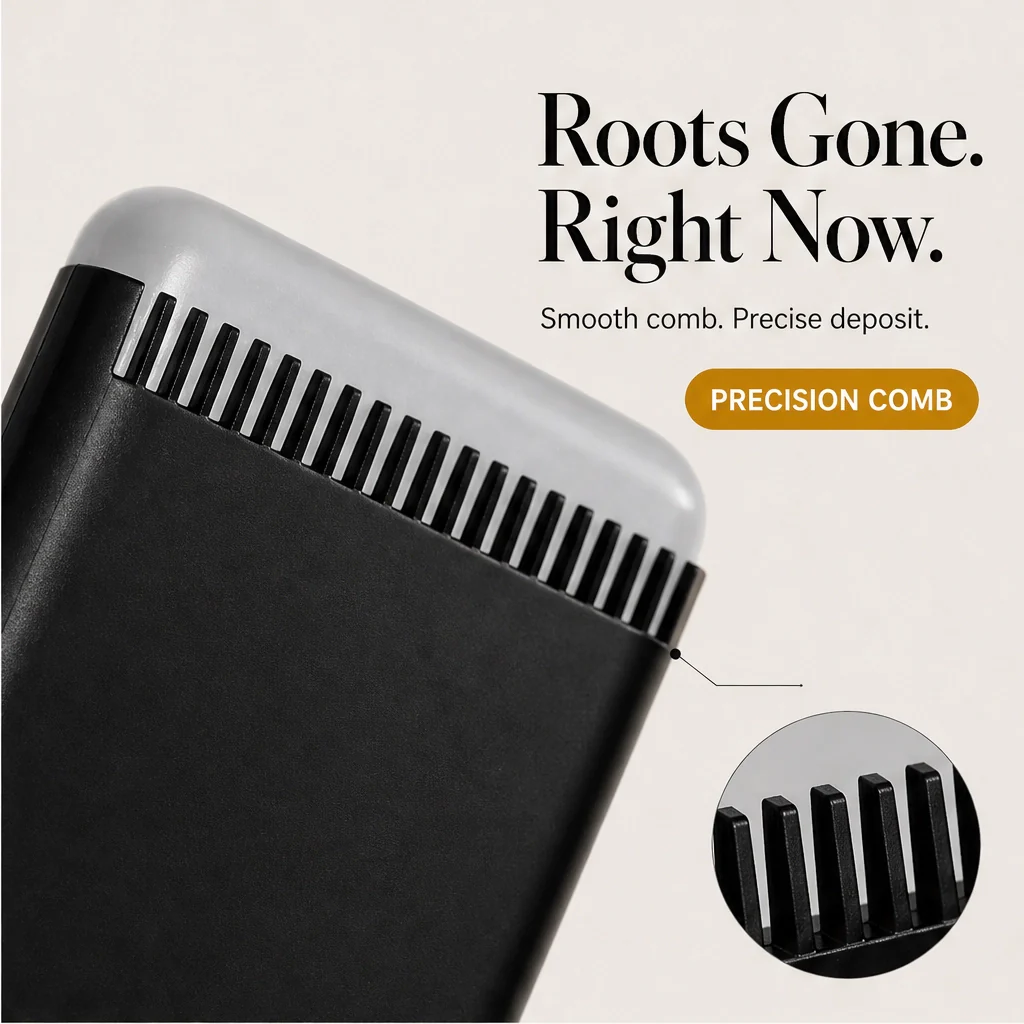 Rootveil™ – No-Mix Comb-In Grey Coverage Hair Color Refill + 50% OFF - Image 3