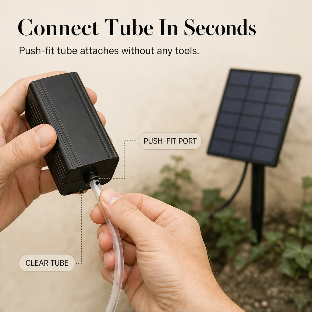Ripplewell™ – Solar Direct-Drive Pond Aerator with Air Pump & Stone + 50% OFF - Image 4
