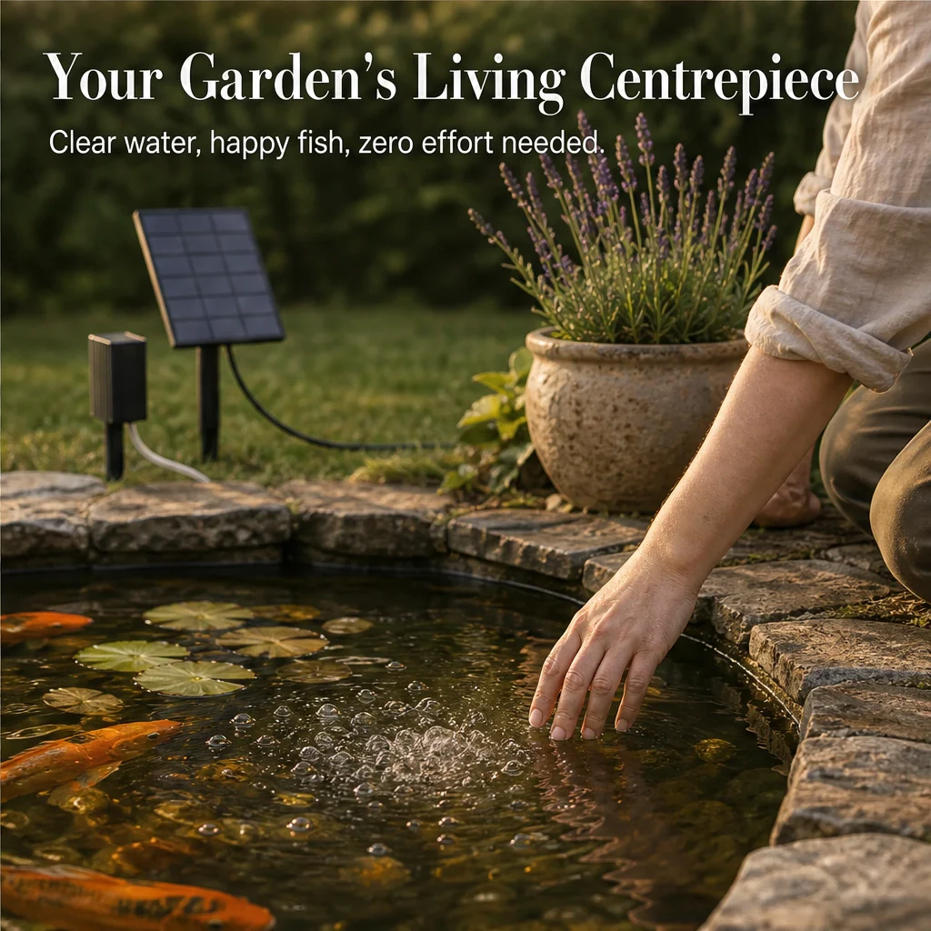Ripplewell™ – Solar Direct-Drive Pond Aerator with Air Pump & Stone + 50% OFF - Image 5