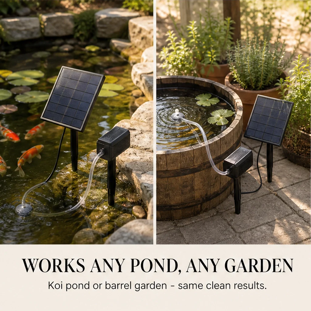 Ripplewell™ – Solar Direct-Drive Pond Aerator with Air Pump & Stone + 50% OFF - Image 7