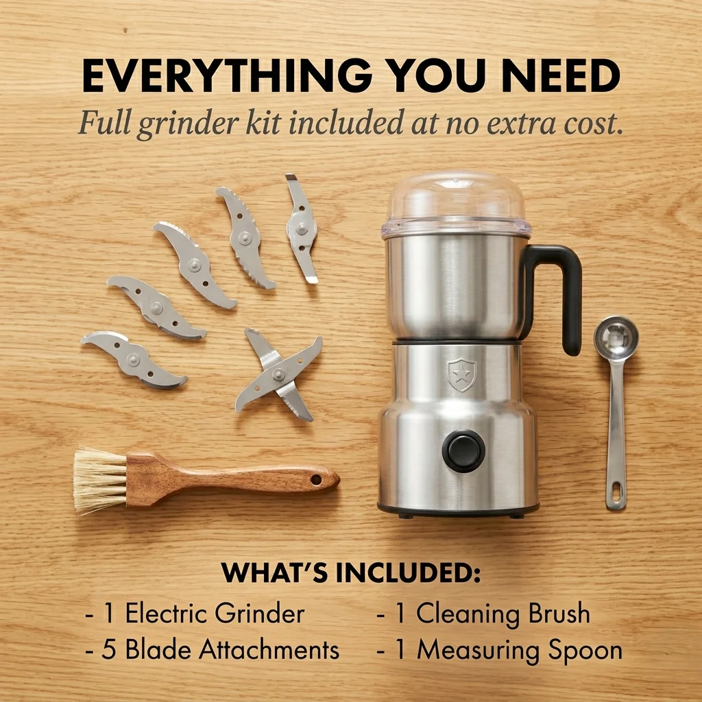 Millwick™ – 6-Blade Stainless Steel Electric Grinder for Coffee & Spices + 50% OFF - Image 6
