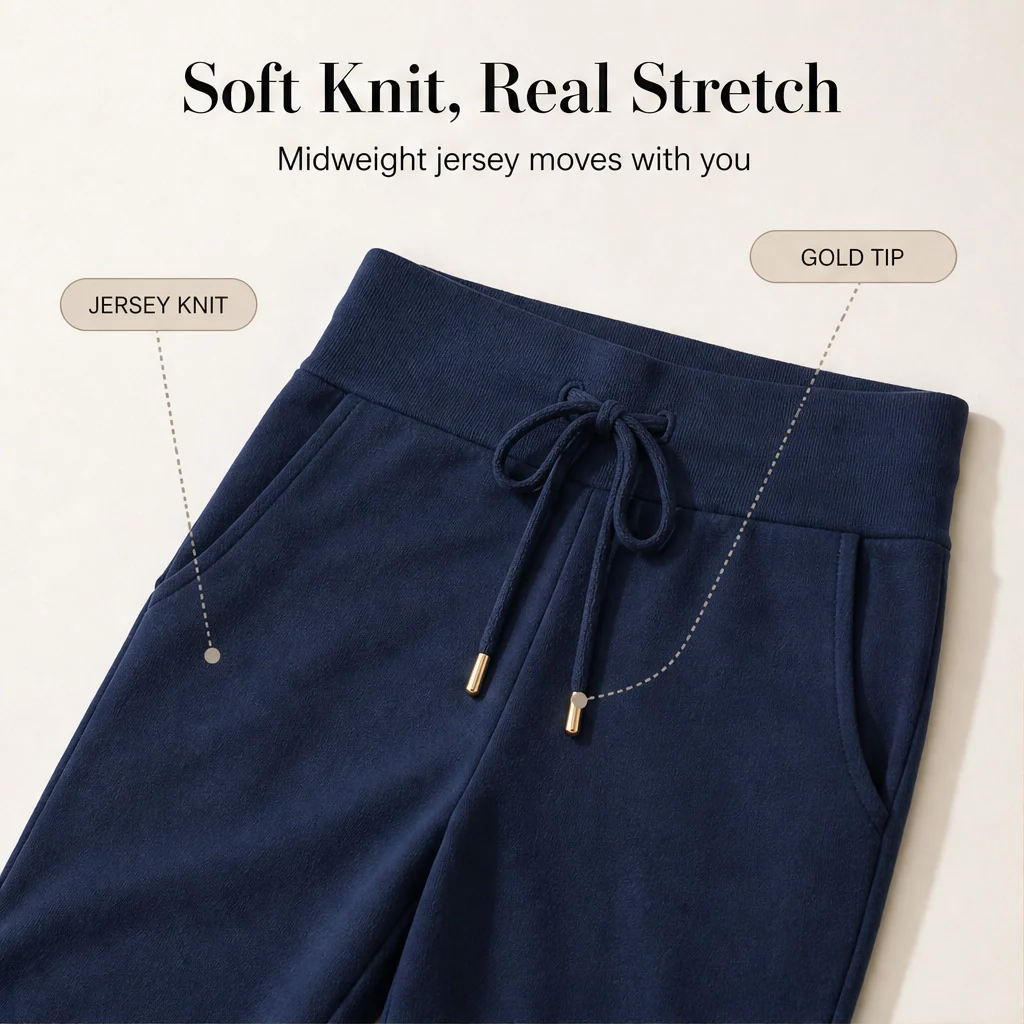 Willowdrift™ – Drawstring Cuffed Capri Lounge Joggers with Pockets + 50% OFF - Image 8