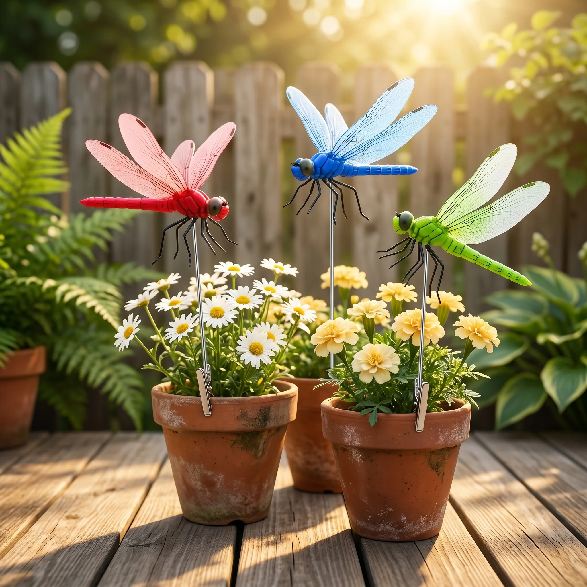 Wispwing™ – Realistic 3D Dragonfly Garden Clips for Natural Bug Control + 50% OFF