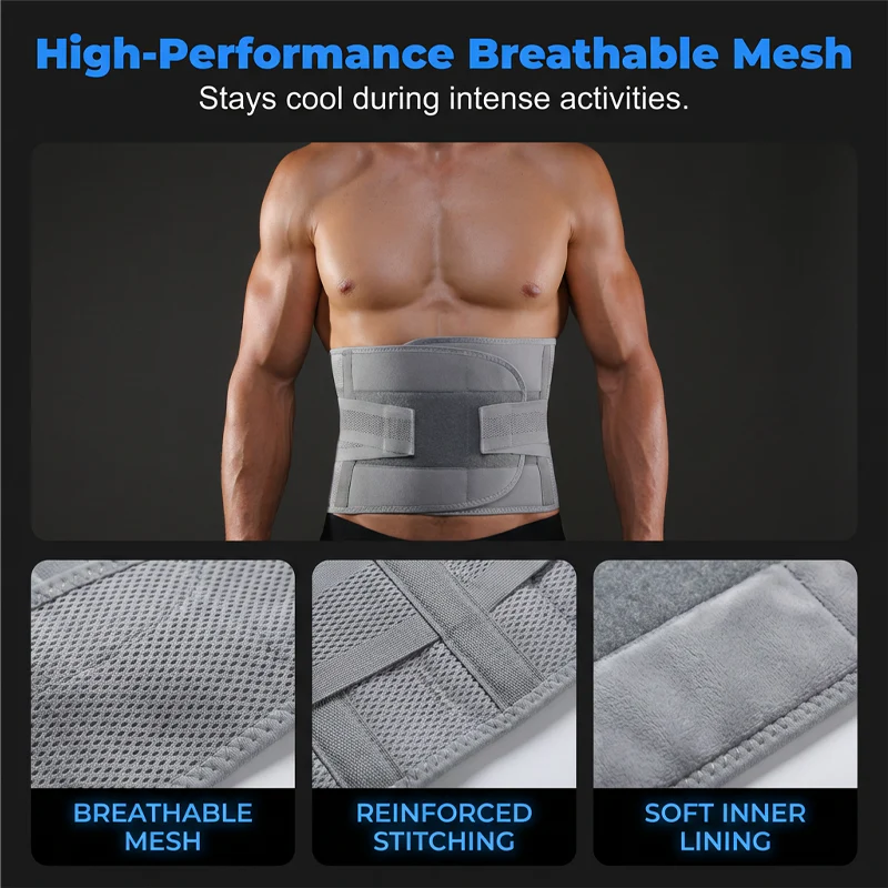 Spinora™ – Dual-Strap Compression Back Brace with Removable Lumbar Stays + 50% OFF - Image 6