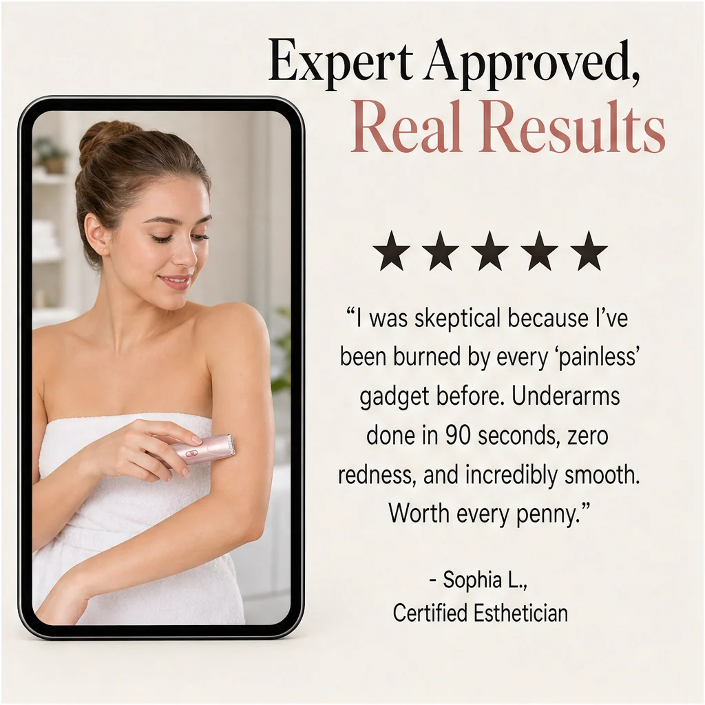 Velura™ – Painless Dual-Head IPX7 Waterproof Electric Shaver for Women + 50% OFF - Image 8