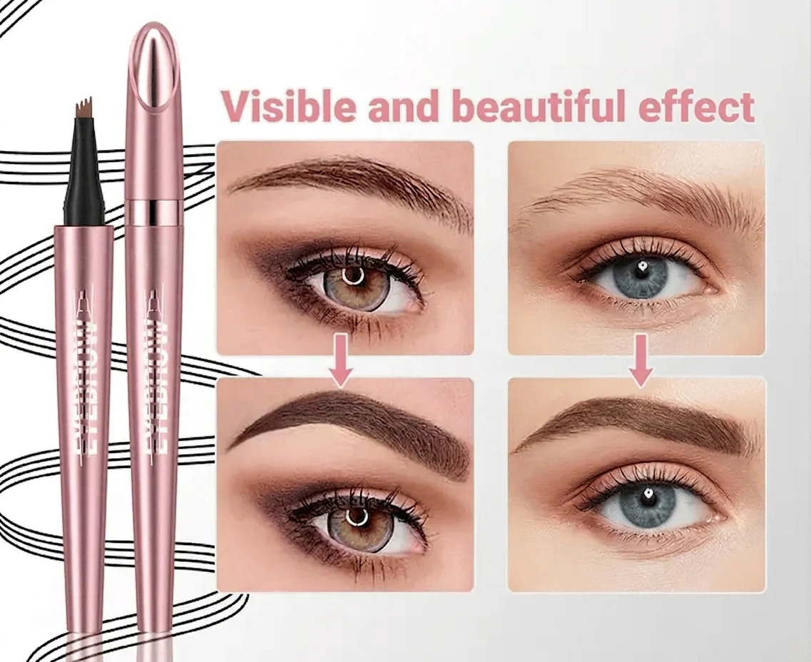 Plumara™ – Waterproof 4-Tip Micro-Fork Eyebrow Pencil for Natural Hair-Like Brows +Buy 1 Get 1 FREE - Image 13