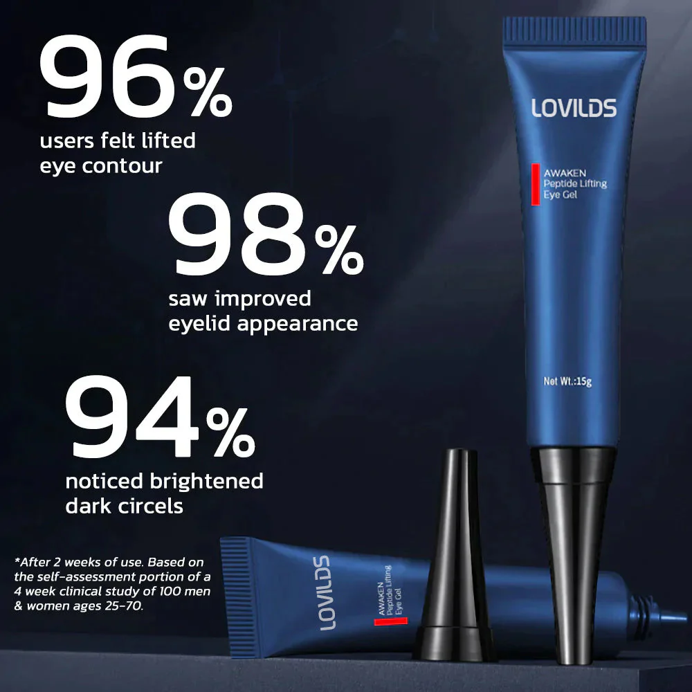 The AuraLift Peptide Eye Gel - Awaken Peptide Lifting Formula + 50% OFF - Image 3