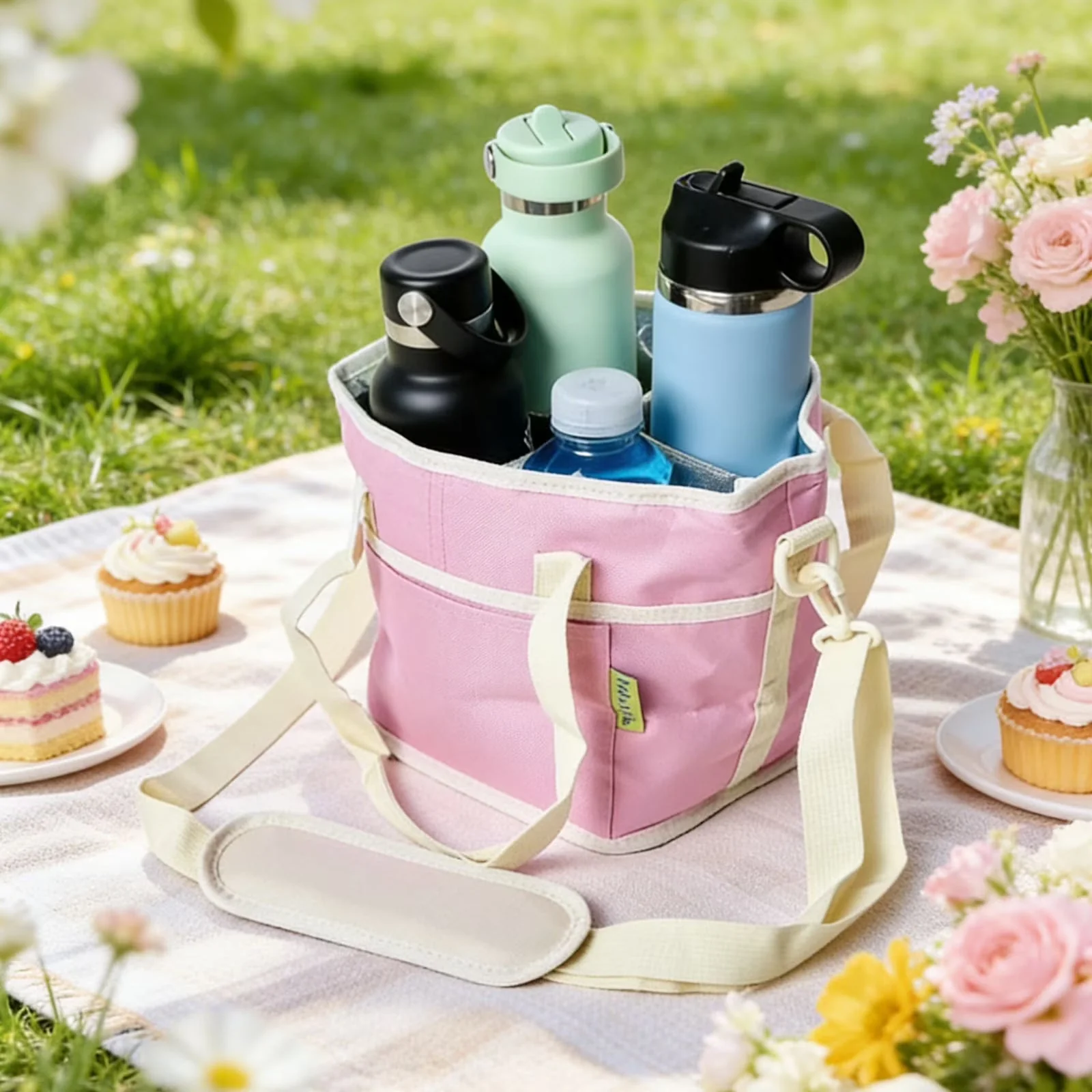 The AuraPack Multi-Drink Carrier — Family Size 4 Compartment Bag + 50% OFF