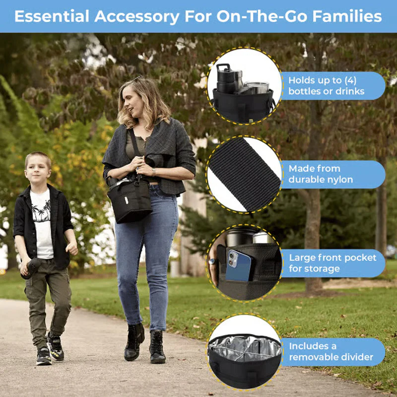 The AuraPack Multi-Drink Carrier — Family Size 4 Compartment Bag + 50% OFF - Image 4