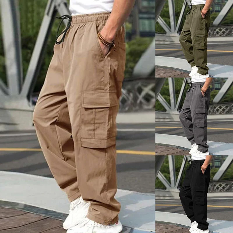 Strider™ – Loose Fit Casual Pants with Multiple Pockets & Drawstring Waist + 50% OFF