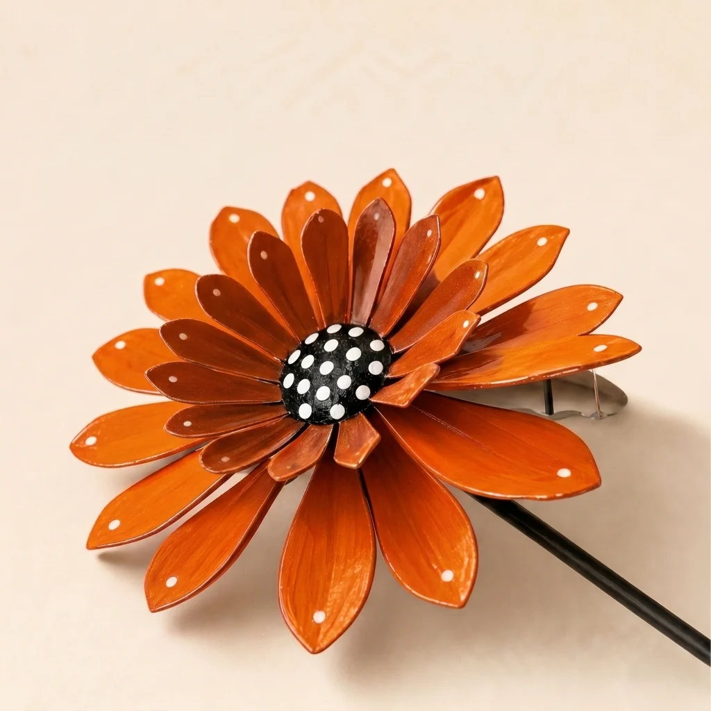 Bloomvale™ – Hand-Shaped 3D Metal Zinnia Garden Stakes with UV-Coated Weatherproof Finish + 50% OFF - Image 15