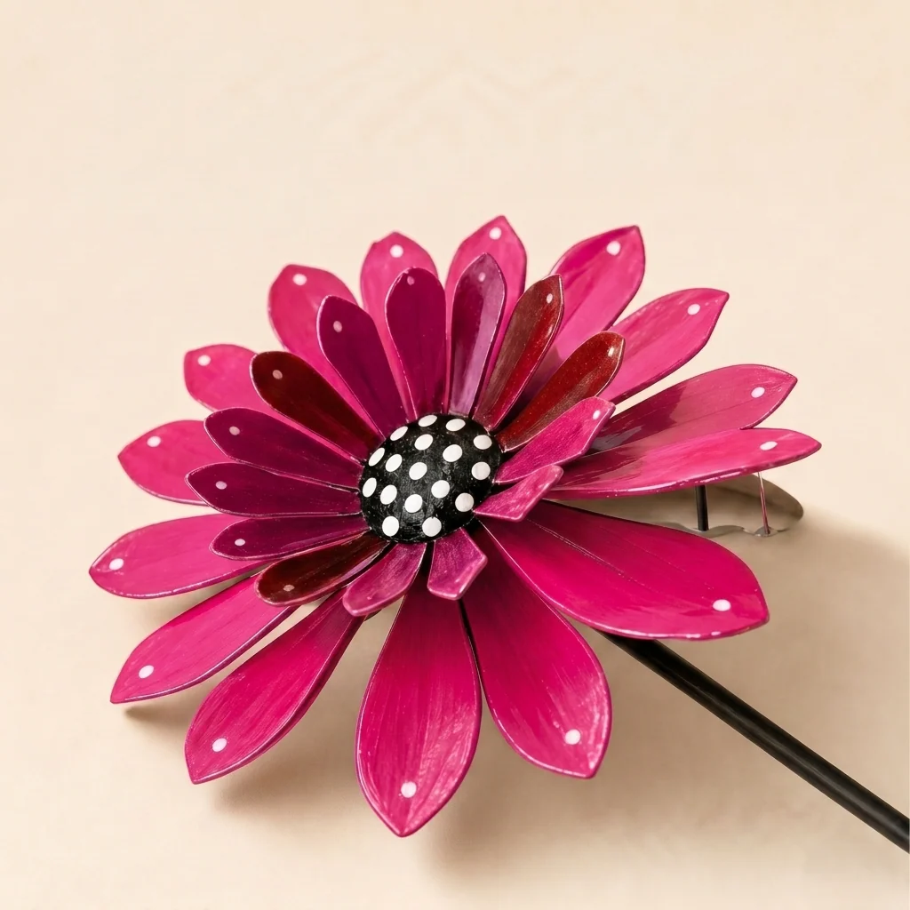 Bloomvale™ – Hand-Shaped 3D Metal Zinnia Garden Stakes with UV-Coated Weatherproof Finish + 50% OFF - Image 16