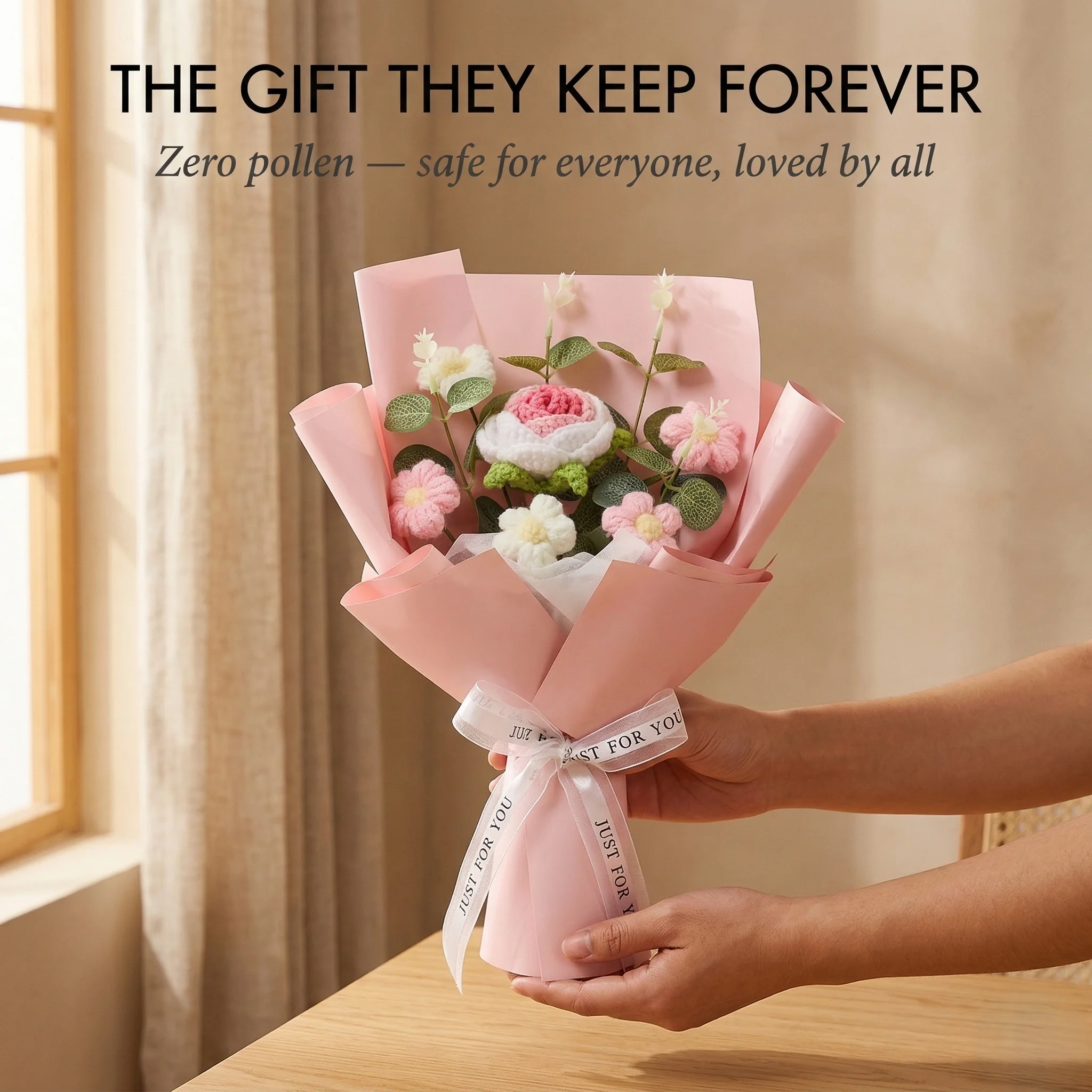 Threadbloom™ – Handmade Crochet Flower Bouquet, Forever Keepsake Gift + 50% OFF - Image 3