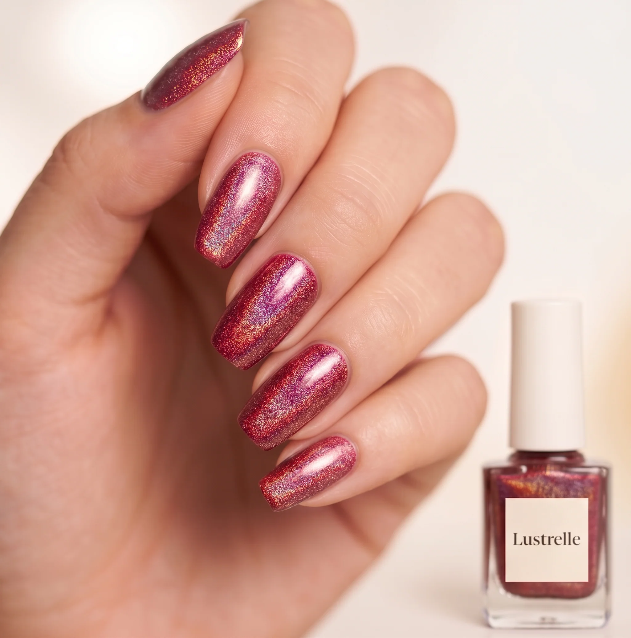 Lustrelle™ – Holographic Reflective Glitter Gel Nail Polish, 1-Coat Full Coverage, 4-Week Wear + 50% OFF - Image 12