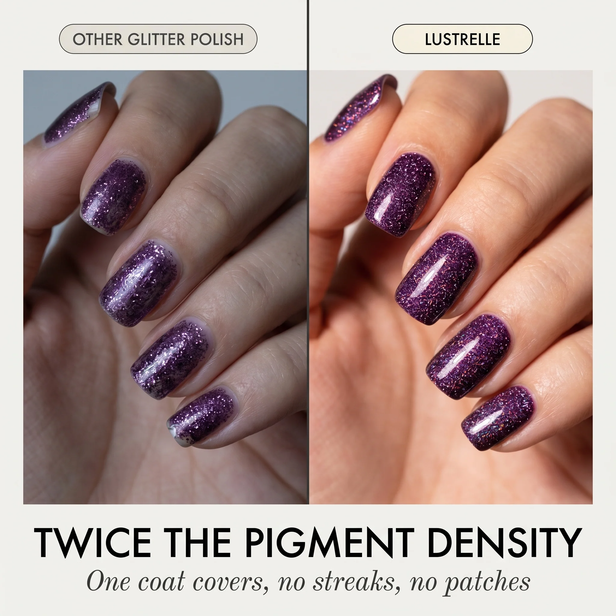 Lustrelle™ – Holographic Reflective Glitter Gel Nail Polish, 1-Coat Full Coverage, 4-Week Wear + 50% OFF - Image 2