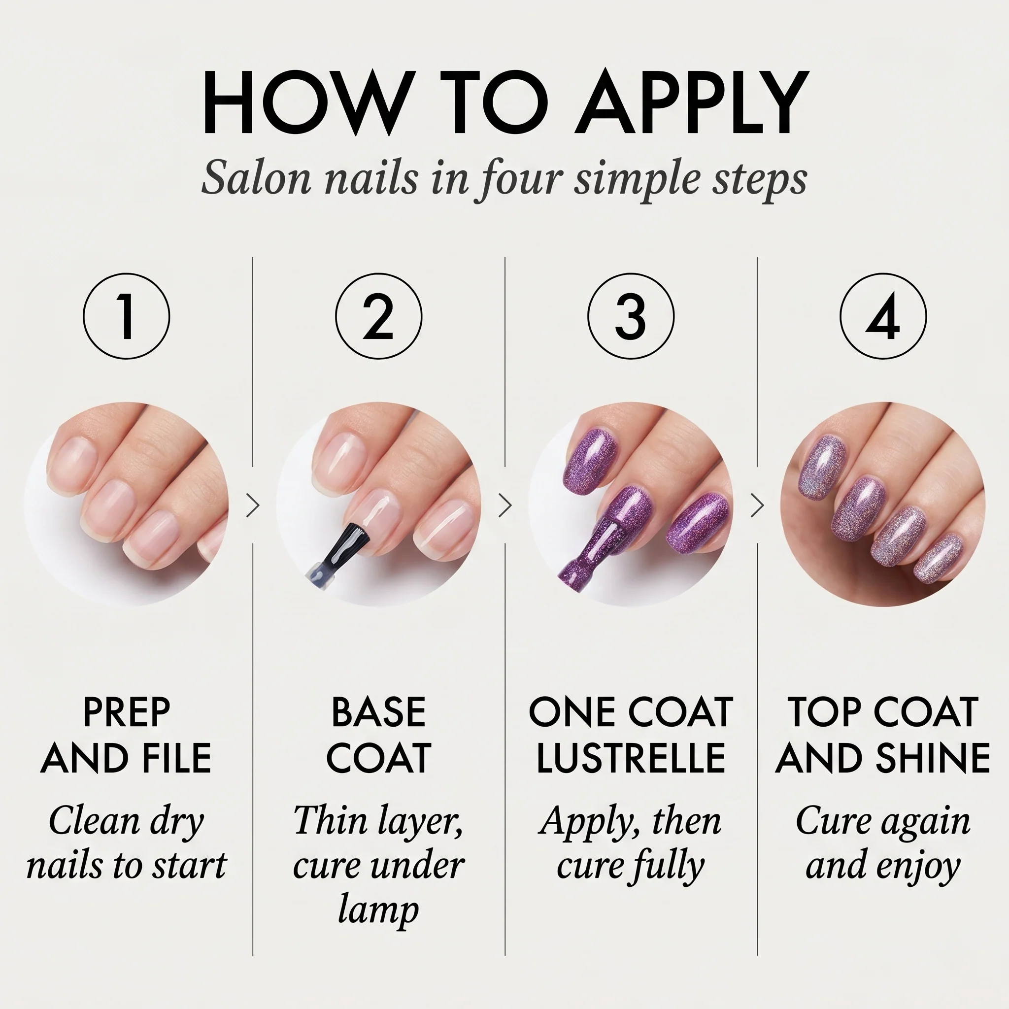 Lustrelle™ – Holographic Reflective Glitter Gel Nail Polish, 1-Coat Full Coverage, 4-Week Wear + 50% OFF - Image 5