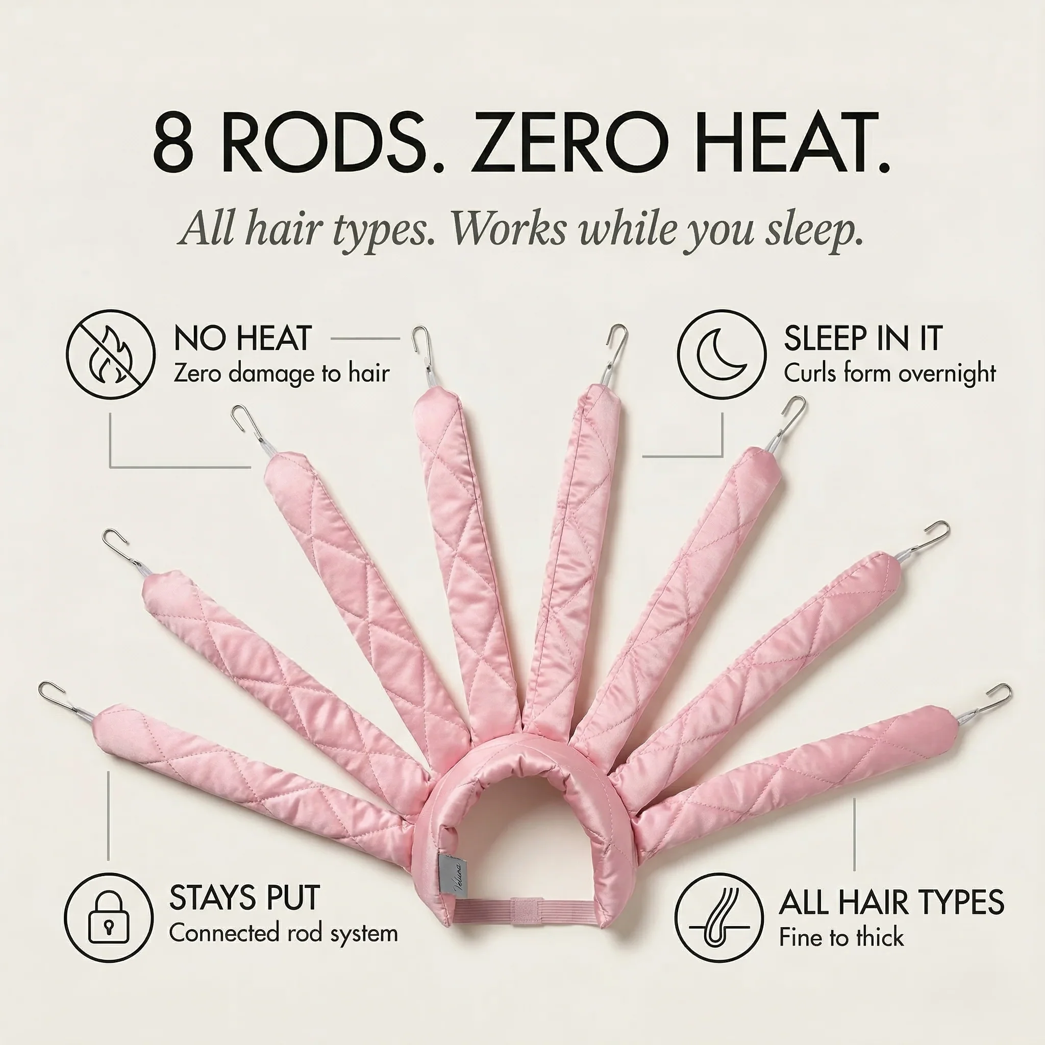 Velura™ – Heatless Overnight Curl Set | No Damage Soft Waves +50% OFF - Image 2