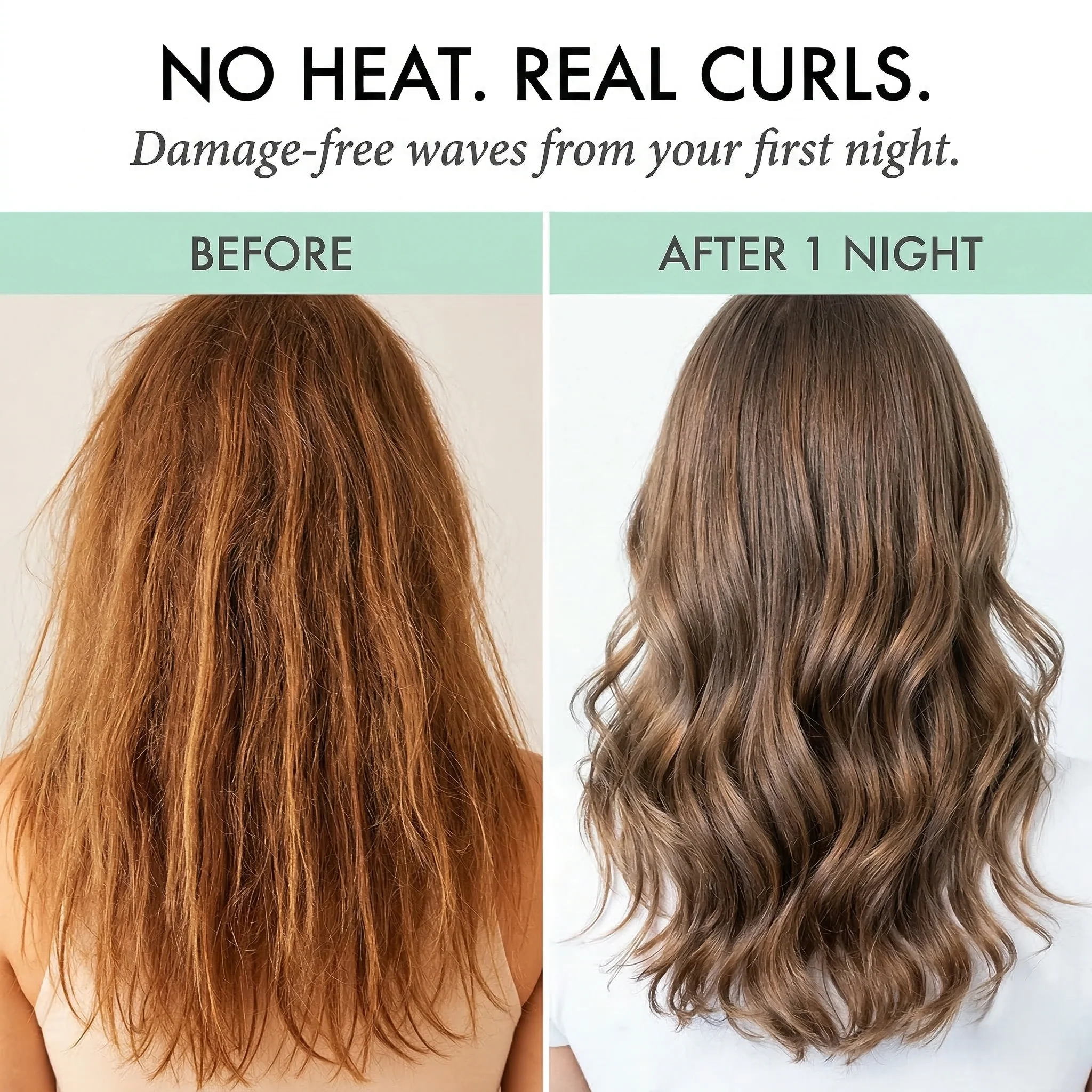 Velura™ – Heatless Overnight Curl Set | No Damage Soft Waves +50% OFF - Image 3