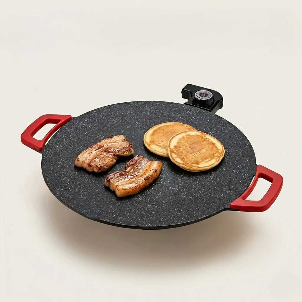 Searstone™ – Smokeless Indoor Electric Griddle | Non-Stick Stone Coating | 14" & 16" | Korean BBQ, Pancakes, Steaks + 50% OFF - Image 7