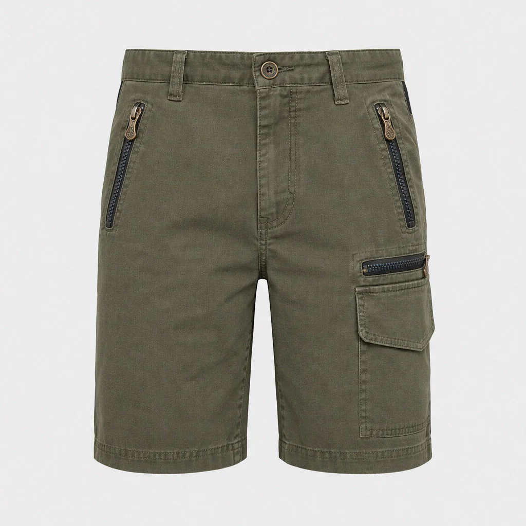 Hawthorne™ – 8-Pocket Cotton Cargo Shorts with Elastic Drawstring Waist + 50% OFF - Image 12