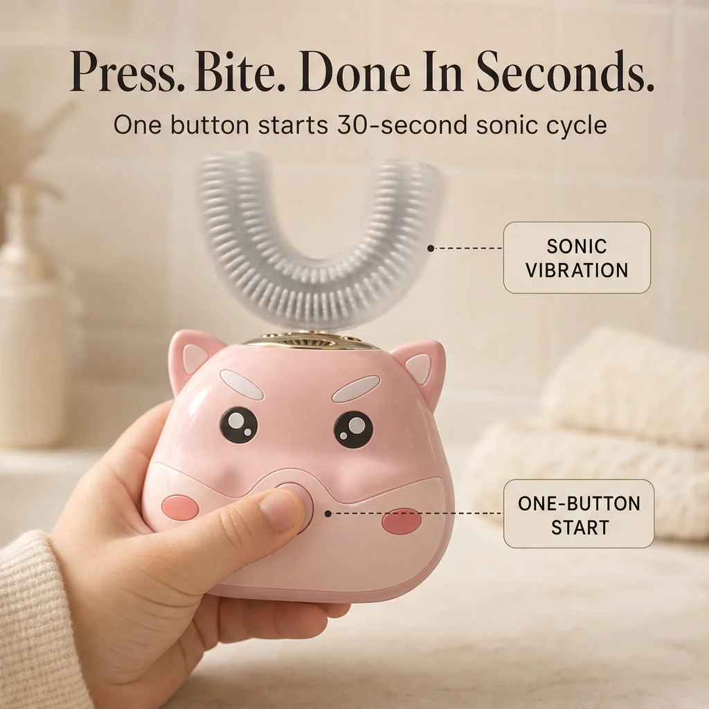 Grinzy™ – U-Shaped 360° Kids Electric Toothbrush + 50% OFF - Image 6