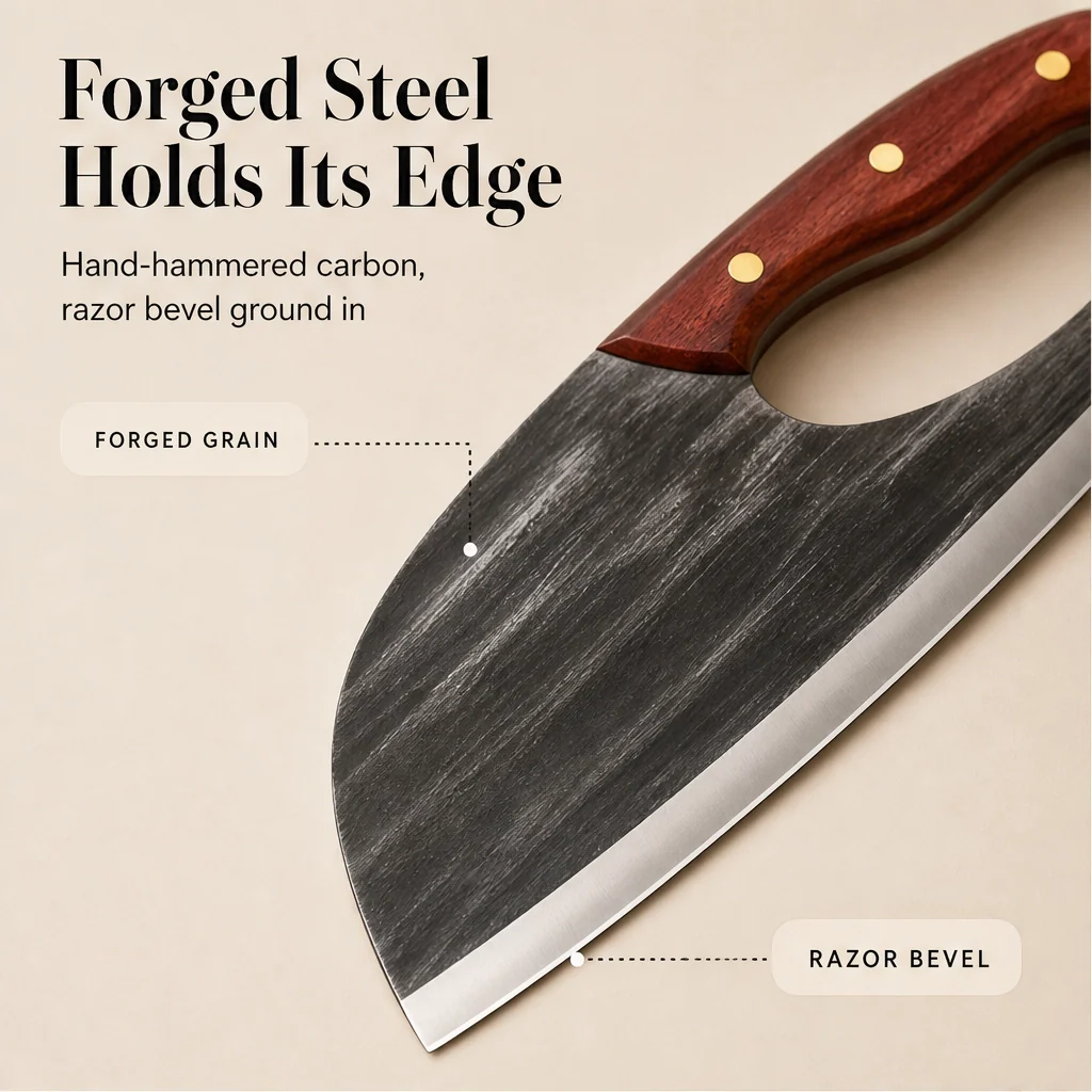 Hearthen™ – Effort-Saving Forged Chef Knife with Ergonomic Non-Slip Handle +50% OFF - Image 5