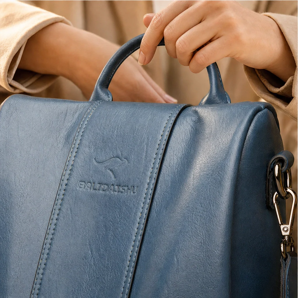 Vellora™ – Structured Large-Capacity Leather Backpack for Women + 50% OFF - Image 5