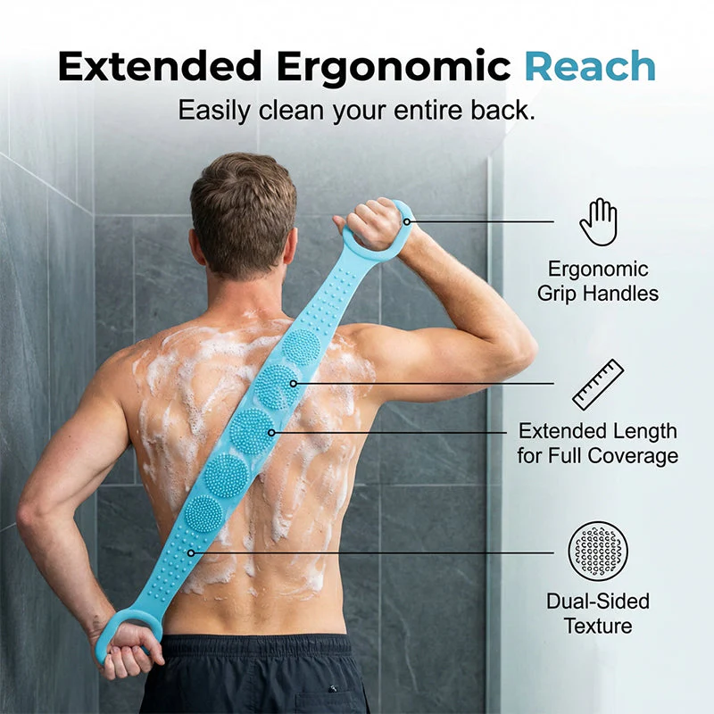 Lathura™ – Dual-Sided Silicone Back Scrubber for Deep-Clean Exfoliation & Shower Massage + 50% OFF - Image 2