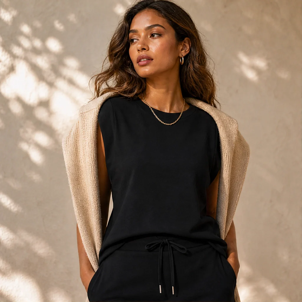 Solaire™ – Breathable Cap-Sleeve Top & Pocketed Skort Set + 50% OFF - Image 2