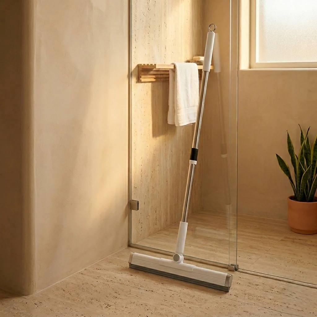 Swipex™ – 180° Rotating Pivot Head Floor Squeegee with Adjustable Stainless Pole +50% OFF - Image 2