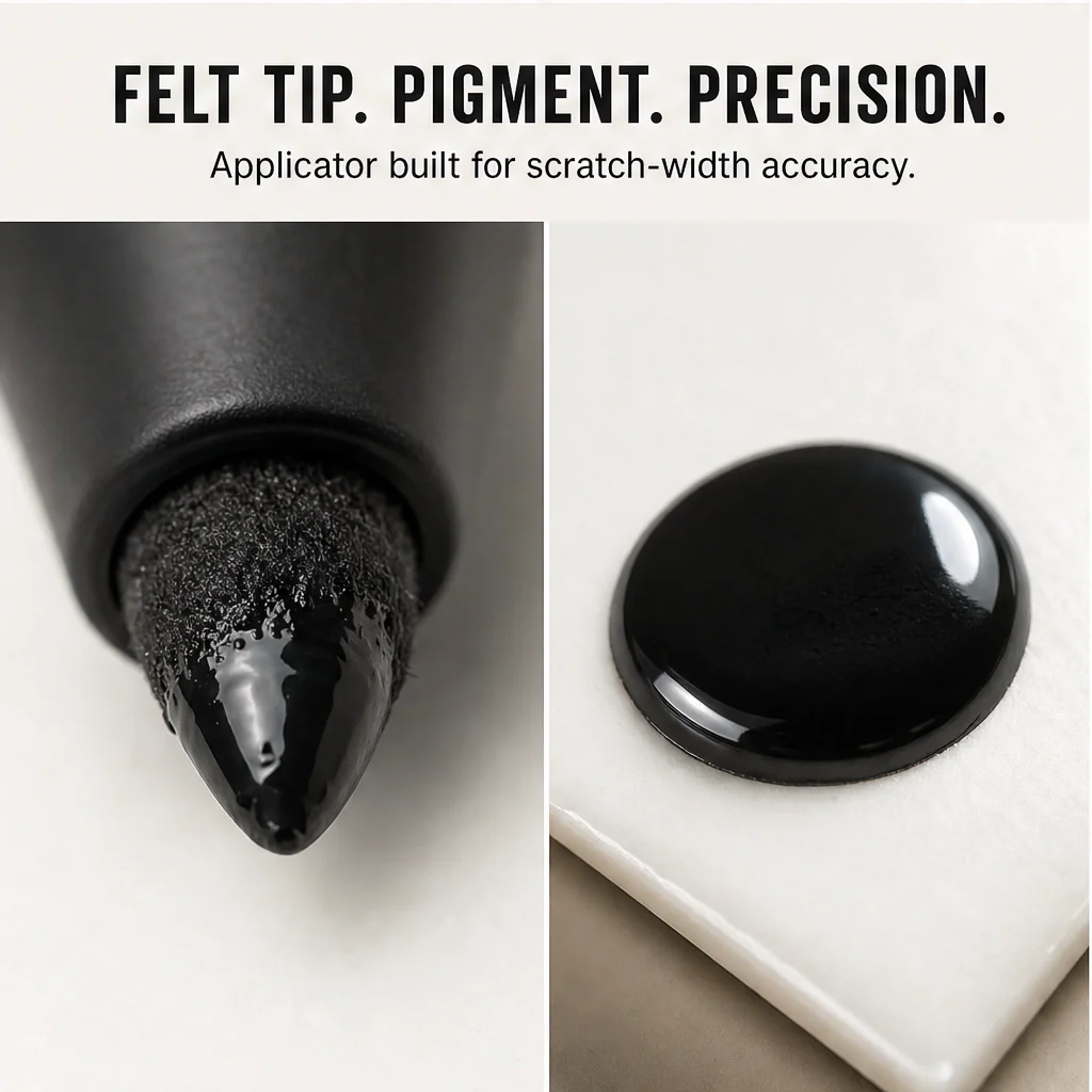 Homonth™ – Precision-Tip Black Rim Scratch Repair Pen with Clear Coat + 50% OFF - Image 7
