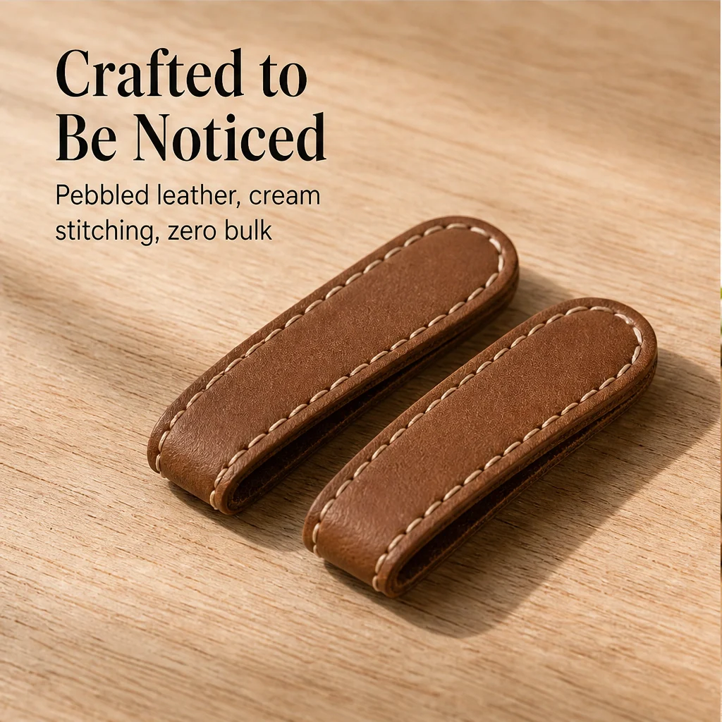 Ashford™ – Magnetic Leather Sleeve Holders, No Pins & Fabric-Safe (Set of 2) + 50% OFF - Image 2
