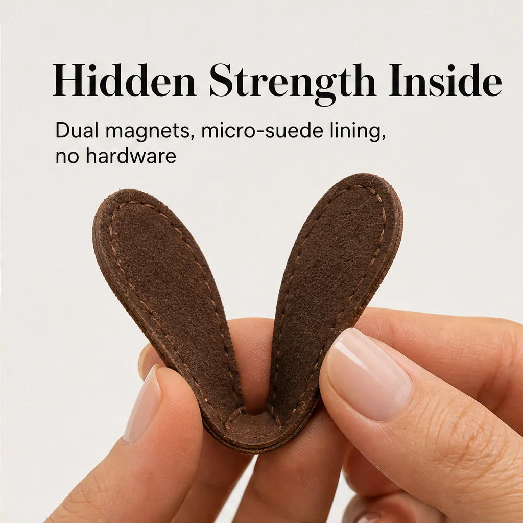 Ashford™ – Magnetic Leather Sleeve Holders, No Pins & Fabric-Safe (Set of 2) + 50% OFF - Image 6
