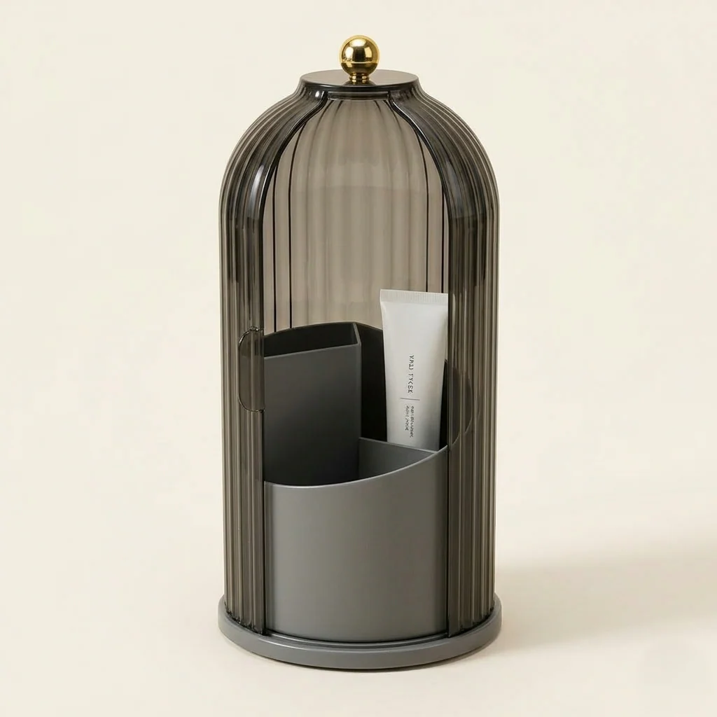 Clochère™ – Dome Cover Toothbrush & Vanity Organizer with 360° Rotating Tray + 50% OFF - Image 7