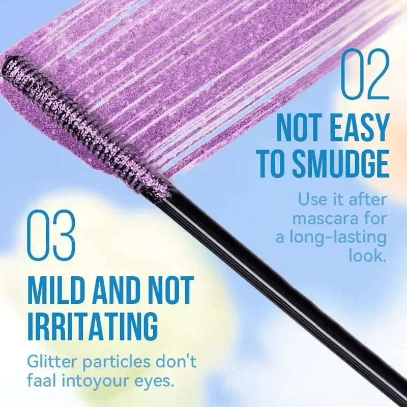 The AuraSpark Colorful Glitter Mascara — Long-Lasting Brilliance + 50% OFF - Image 5