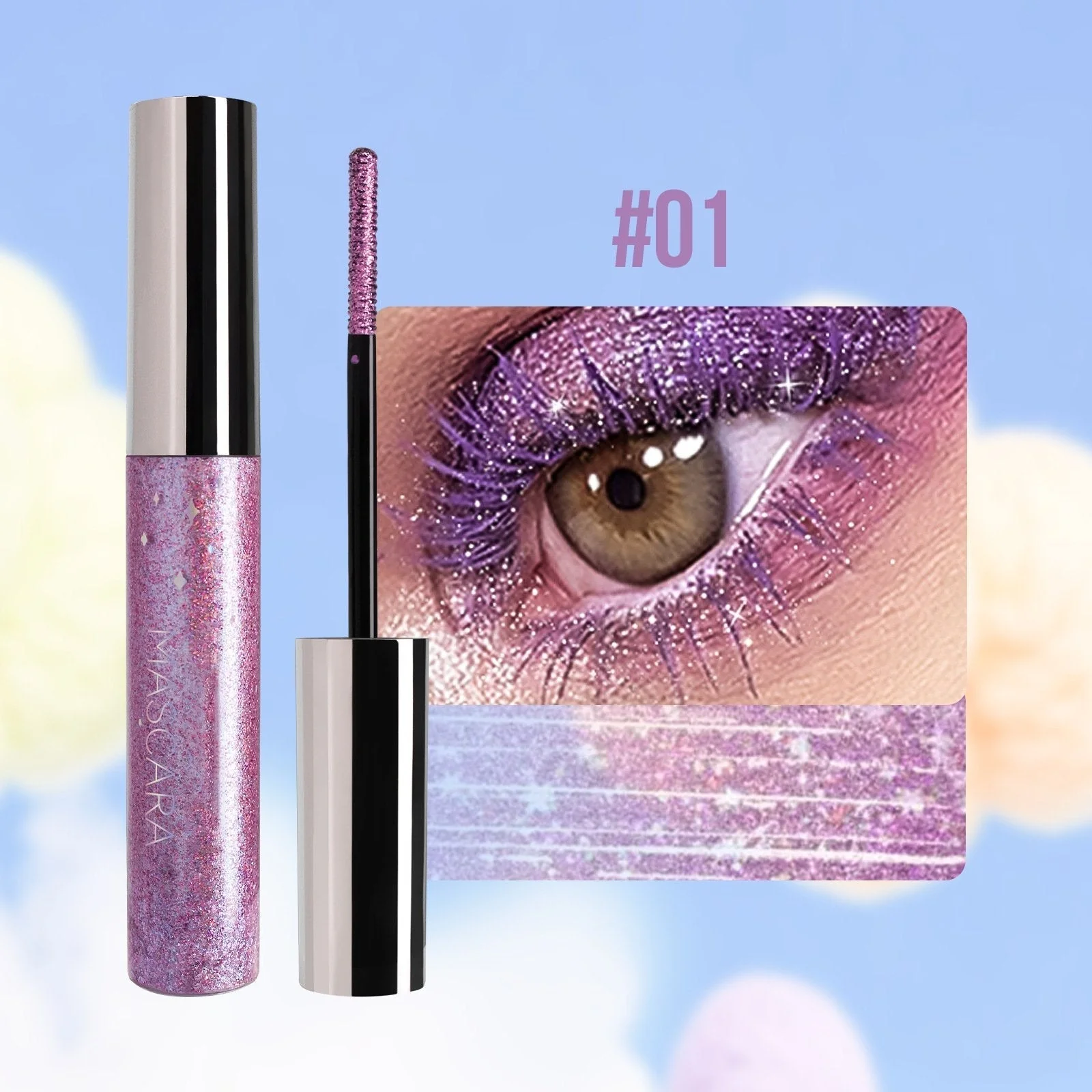 The AuraSpark Colorful Glitter Mascara — Long-Lasting Brilliance + 50% OFF - Image 7
