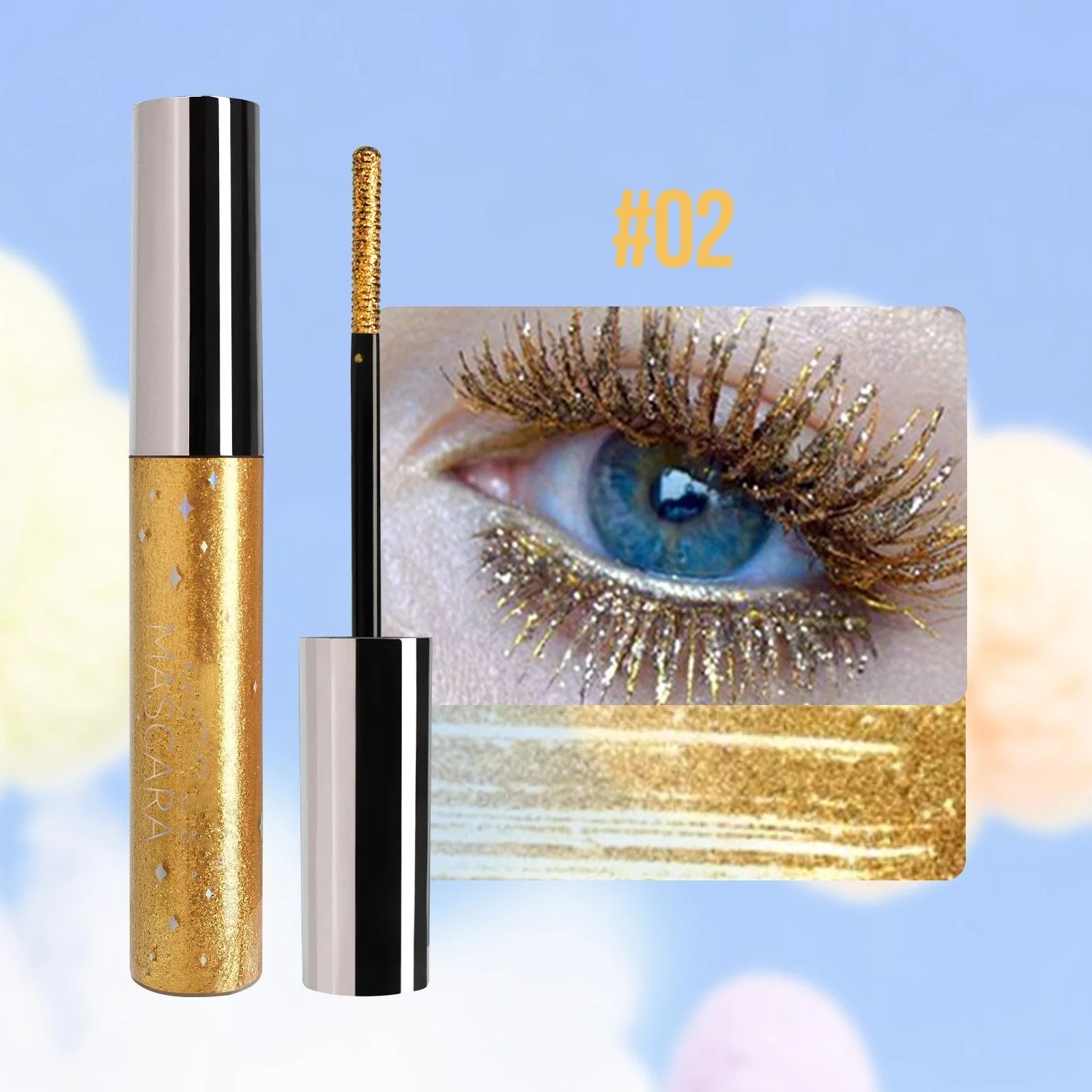 The AuraSpark Colorful Glitter Mascara — Long-Lasting Brilliance + 50% OFF - Image 8