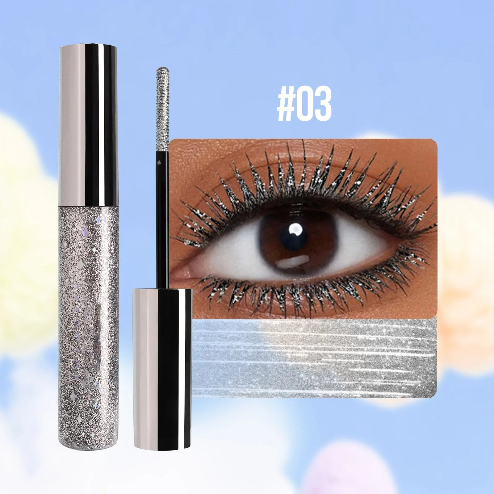 The AuraSpark Colorful Glitter Mascara — Long-Lasting Brilliance + 50% OFF - Image 9