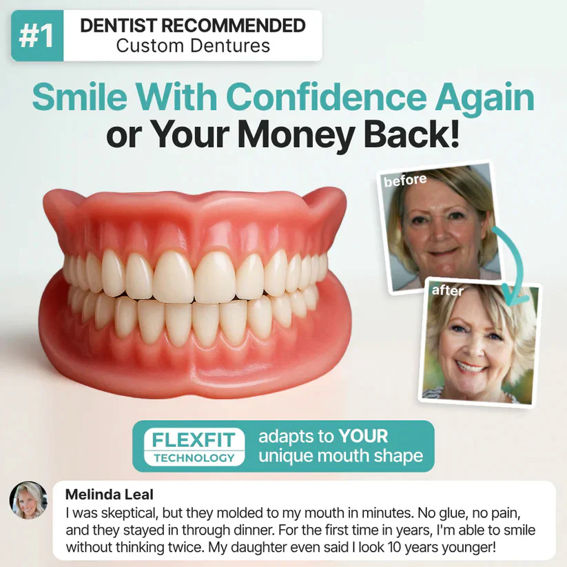 InstaSmile Premium Denture — Smile with Confidence Instantly + 50% OFF - Image 3