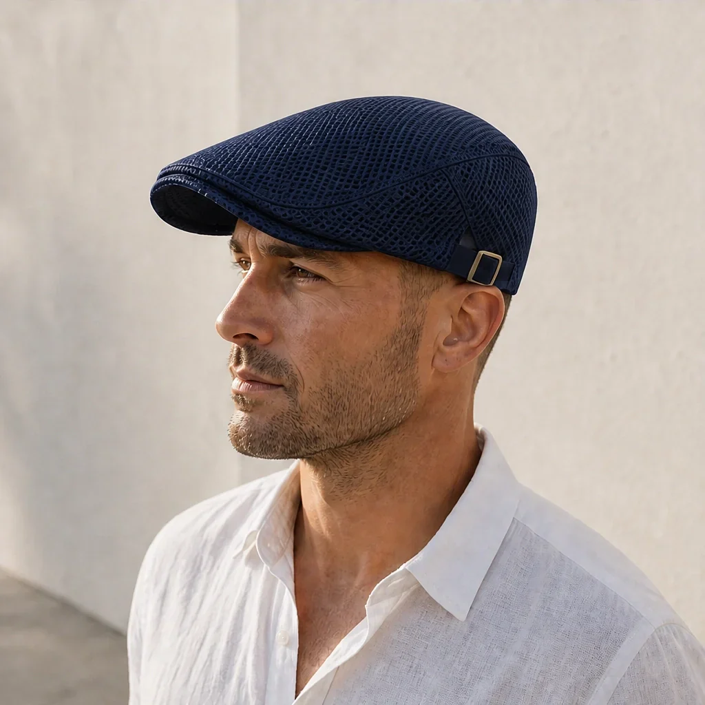 Brimson™ – Breathable Mesh Flat Cap with Adjustable Fit +50% OFF - Image 5