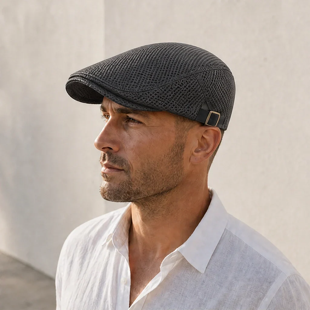Brimson™ – Breathable Mesh Flat Cap with Adjustable Fit +50% OFF - Image 6
