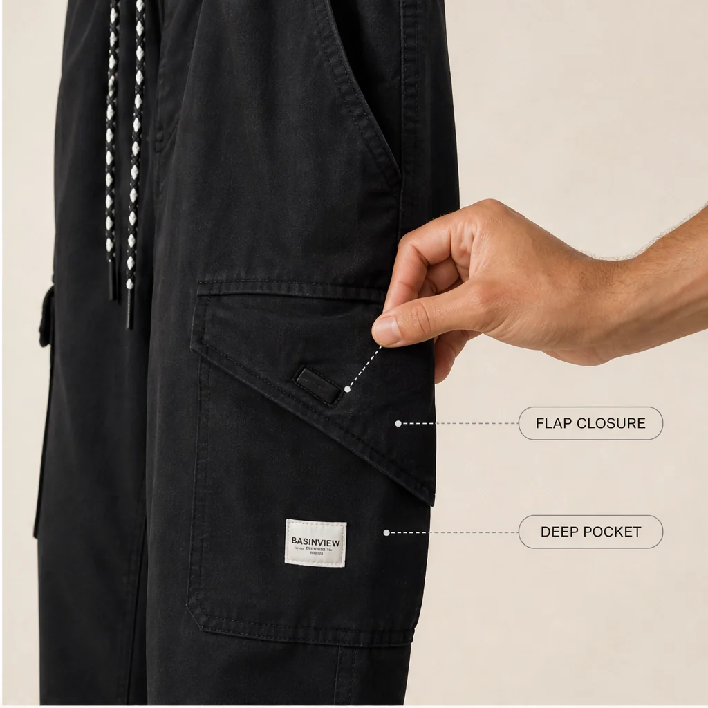 Quarry™ – Relaxed Tapered Drawstring Cargo Pants + 50% OFF - Image 8