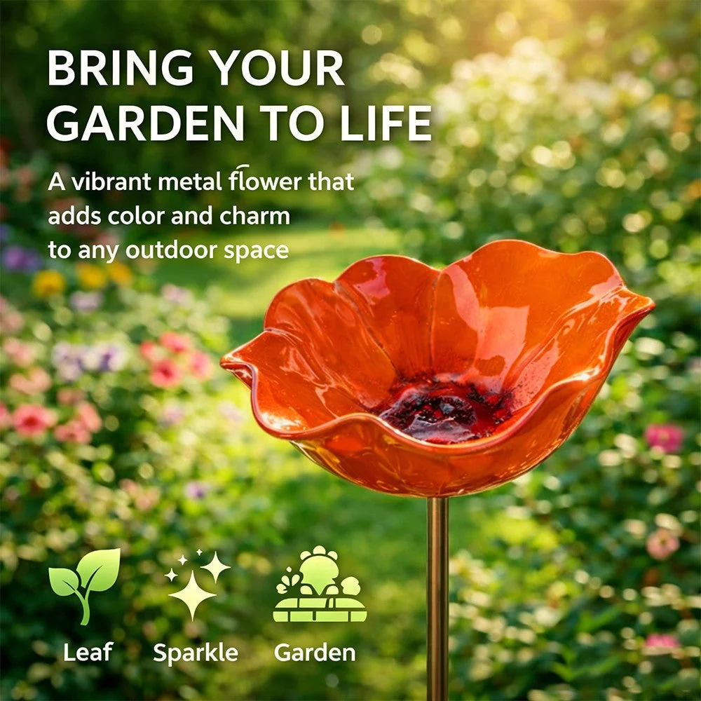 EverBloom Poppy Garden Stake — Art Meets Nature + 50% OFF - Image 10