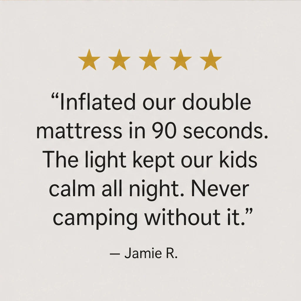 Bellow™ – Cordless Rechargeable Mini Air Pump with LED Light – Inflates & Deflates +50% OFF - Image 12
